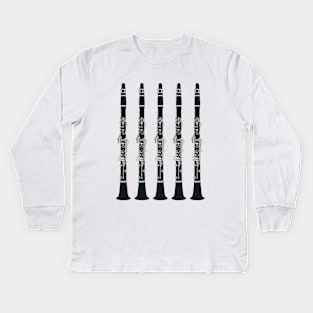 Clarinets Kids Long Sleeve T-Shirt